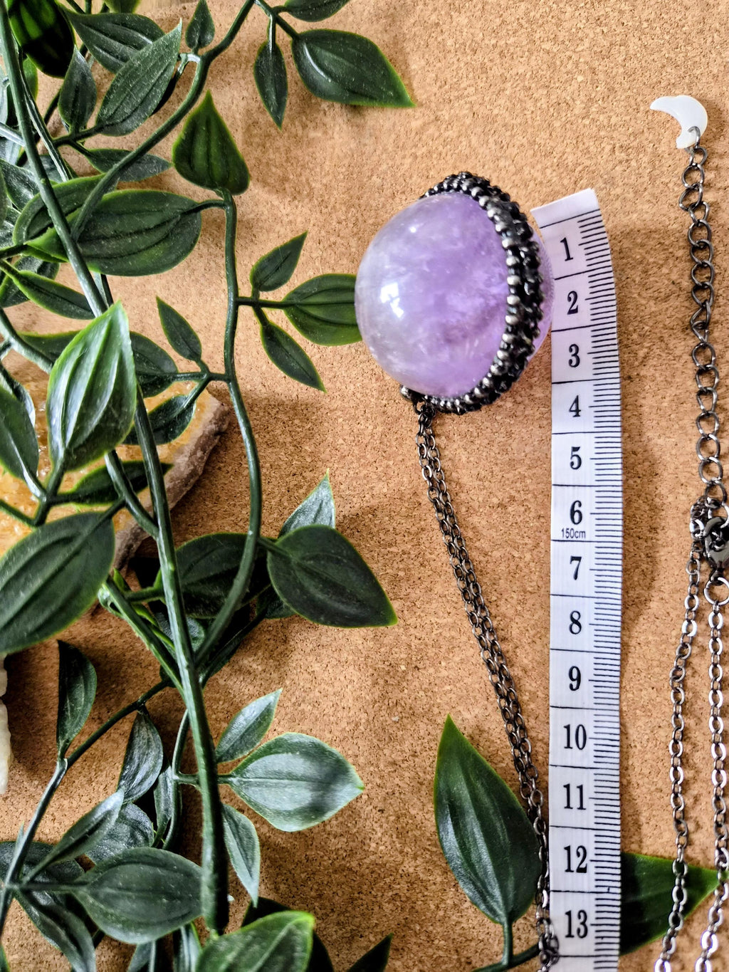 Amethyst Sphere Necklace