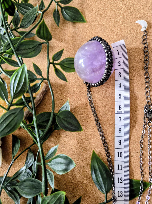 Amethyst Sphere Necklace