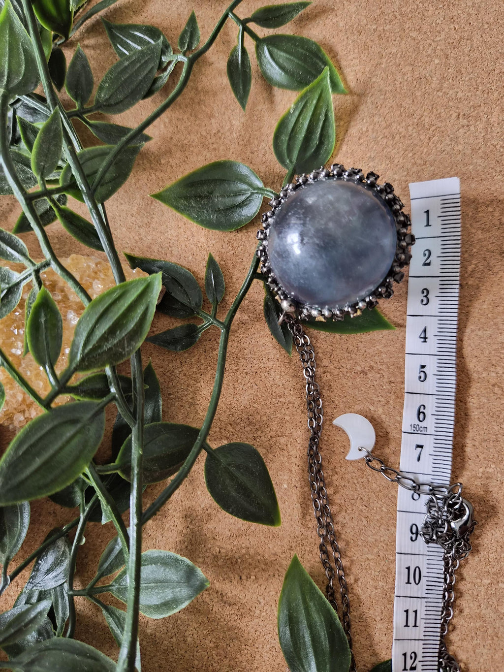 Fluorite Sphere Necklace