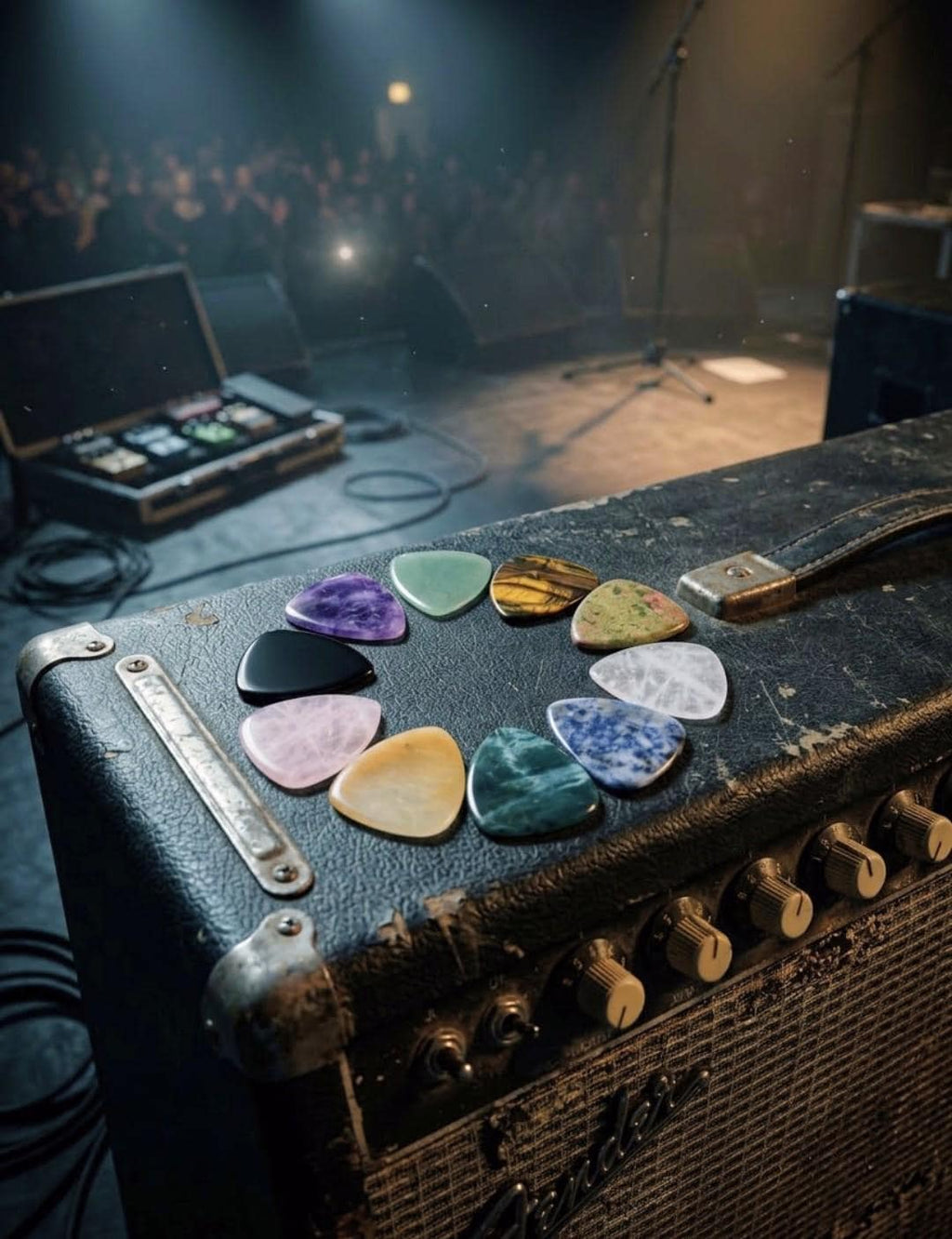 natural stone plectrum